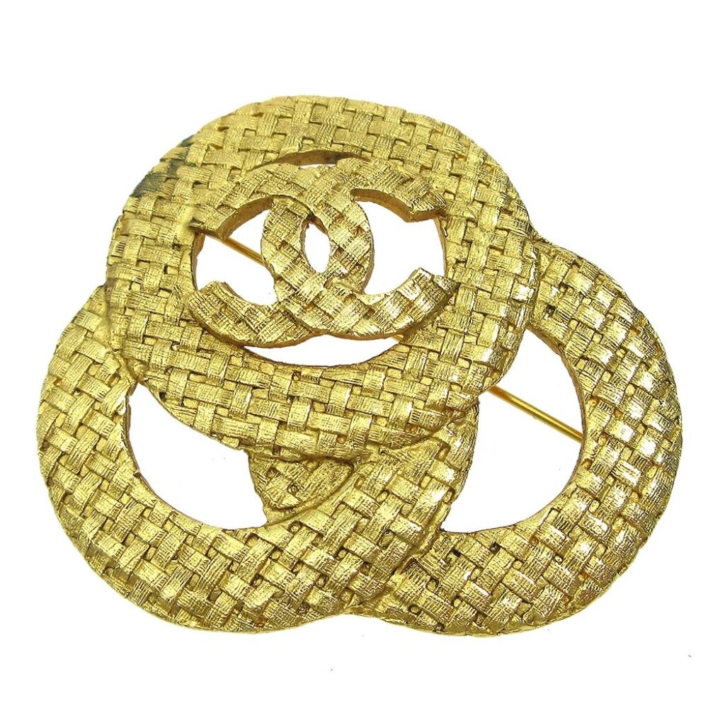 Chanel Brooch Pin Gold 1255/29 52032